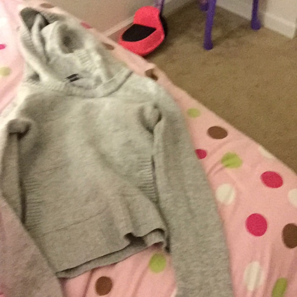 Armani exchange gray hoodie